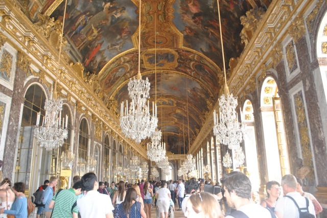 hall of mirrors, Versailles